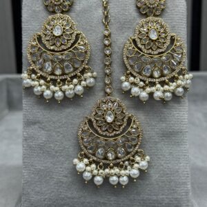 Premium Reverse AD with Uncut Kundan & Monalisa Pearl