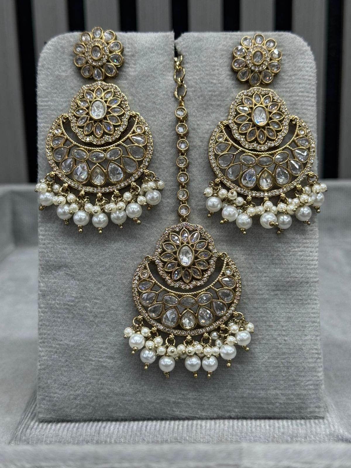 Premium Reverse AD with Uncut Kundan & Monalisa Pearl